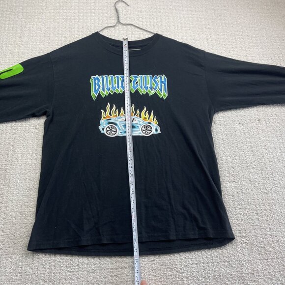 Billie Eilish 2019 World Tour Car Flames Graffiti Shirt Black Long Sleeve Size L - Picture 9 of 14